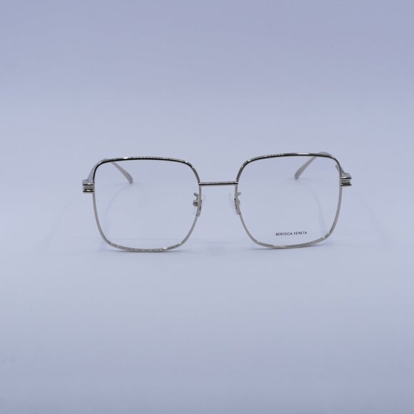 Bottega Veneta BV1049O 002 Eyeglasses Gold 56mm Square Frame - Picture 2 of 11